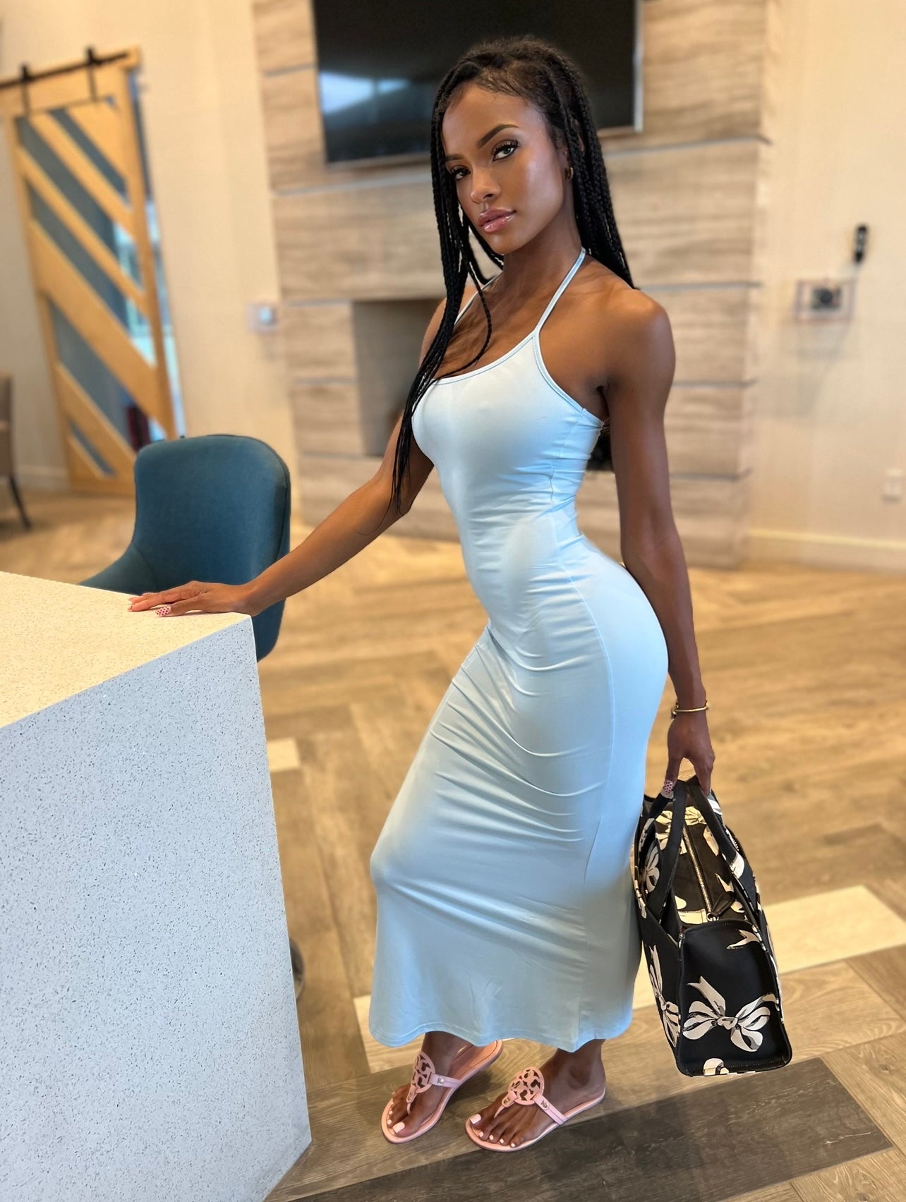 Spaghetti Strap Bodycon Dress